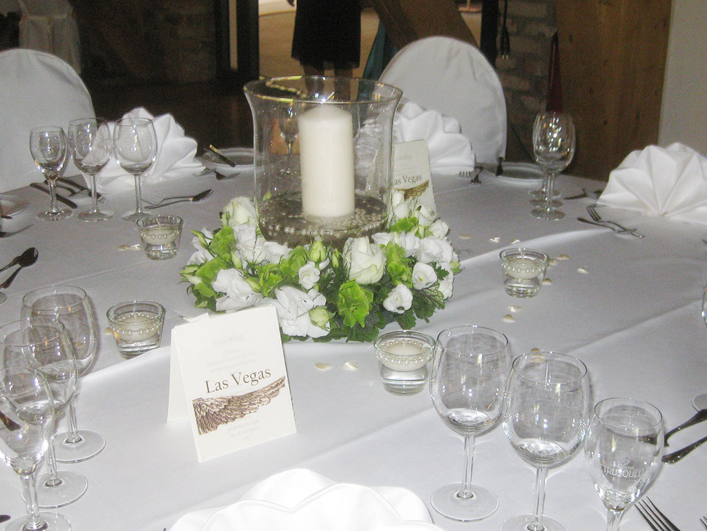 Tischgesteck Hochzeit